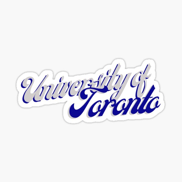 University Of Toronto Sticker For Sale By Jreiken Redbubble