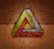 Penrose Triangle RGB Steel by YoPedro