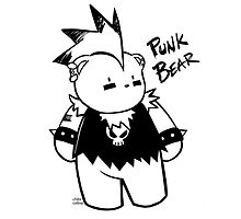 PUNK BEAR by chibicelina
