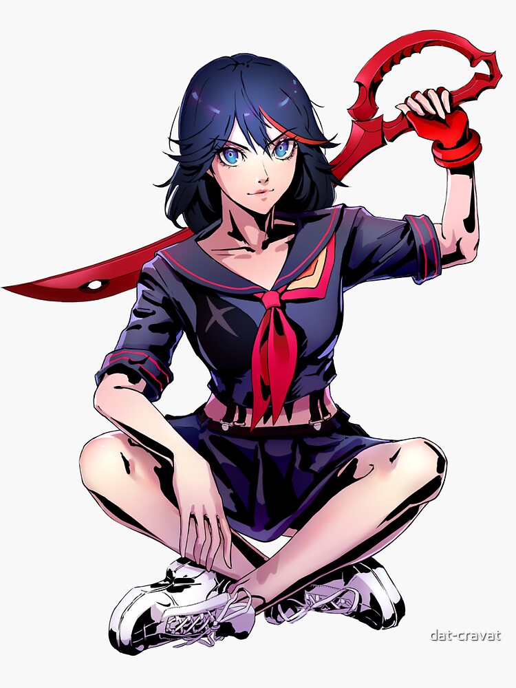 Ryuko Matoi Sticker For Sale By Dat Cravat Redbubble