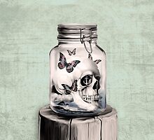 Lost thoughts, nautical skull by KristyPatterson