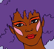 Jem and The Holograms - Shana #2 Face - Tablet & Phone Cases by DGArt