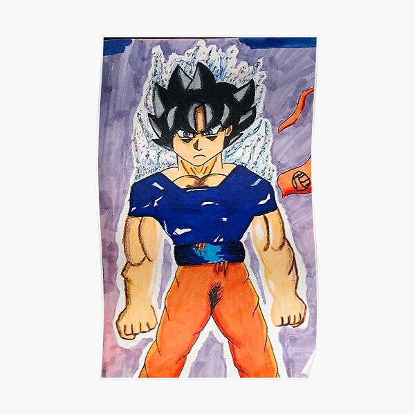 Incomplete Ultra Instinct Goku Poster For Sale By Edwardgarcia