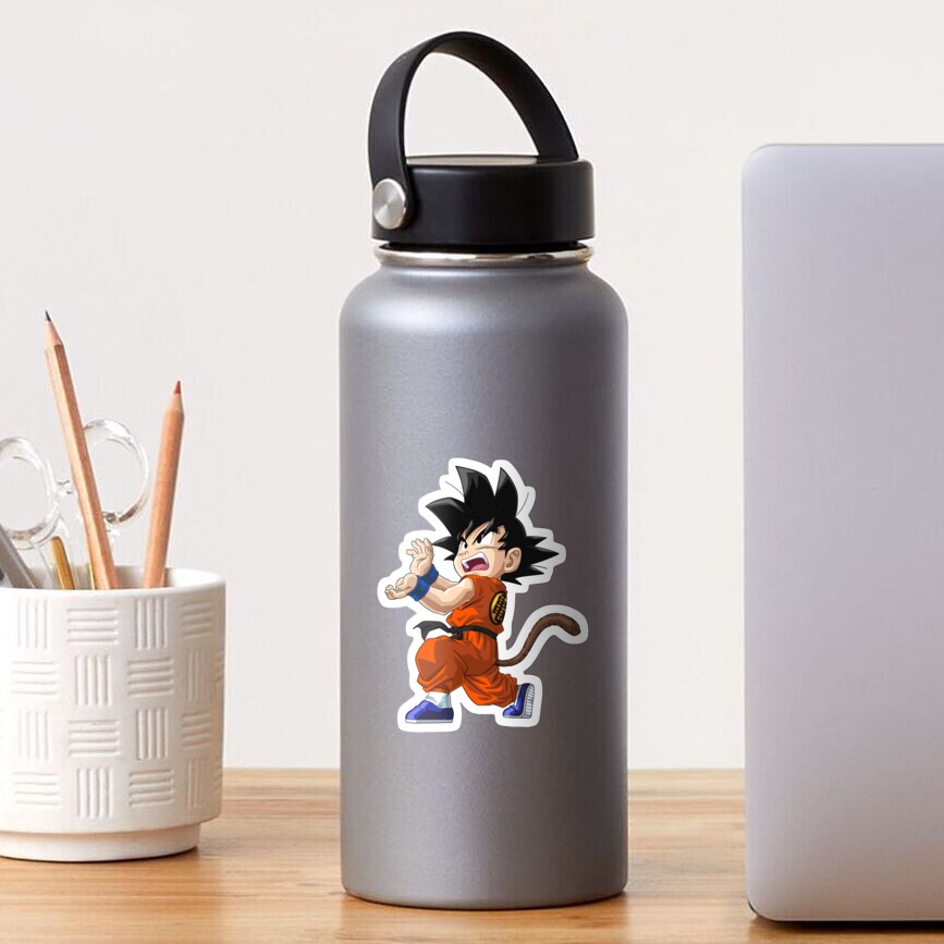 Pegatina Son Goku Dragon Ball Z De Sly Redbubble