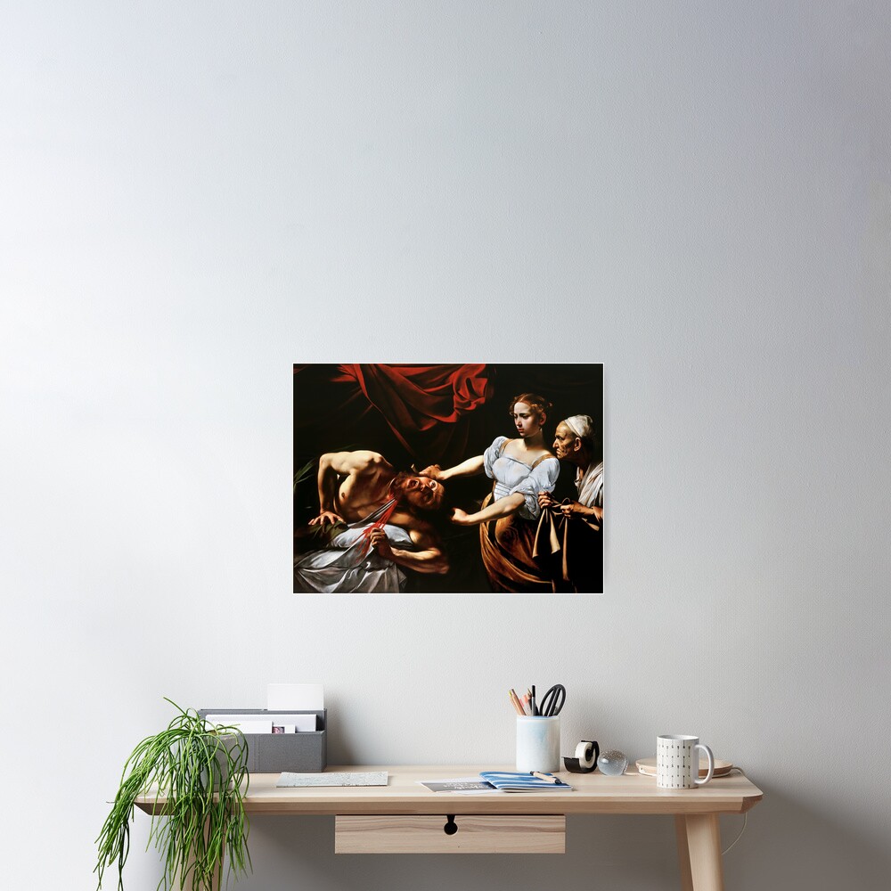 High Resolution Judith Beheading Holofernes Caravaggio Poster For