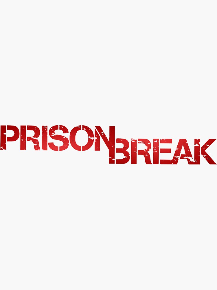 Prison Break Logo Sticker For Sale By Kelseyb32 Redbubble