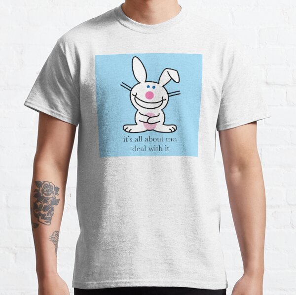 Happy Bunny T Shirt By Prettyuglyangel Redbubble