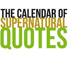 Supernatural Calendar by Laura (Explicit) by lauralaura