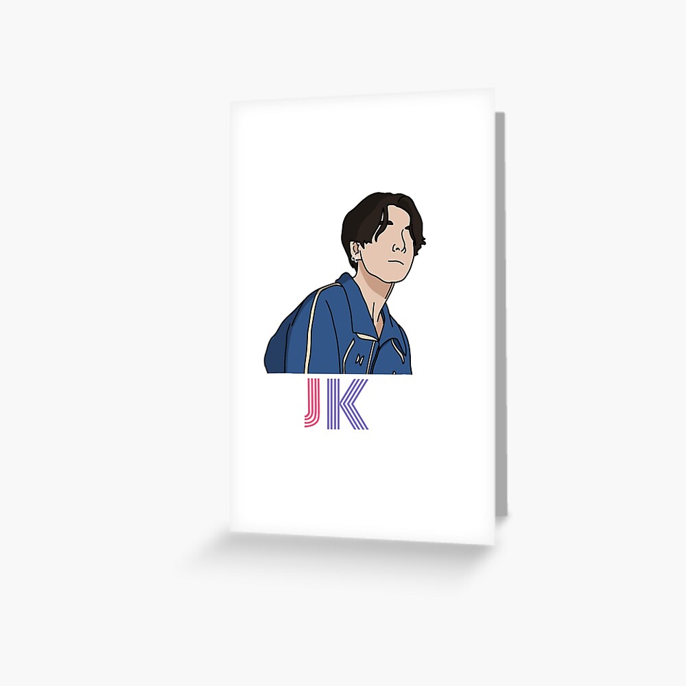 Bts Dynamite Sticker Jk Greeting Card For Sale By Peradix Redbubble