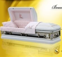 The Beauclaire | A Delicate Steel Casket with a Floral Motif by greatlakescaske