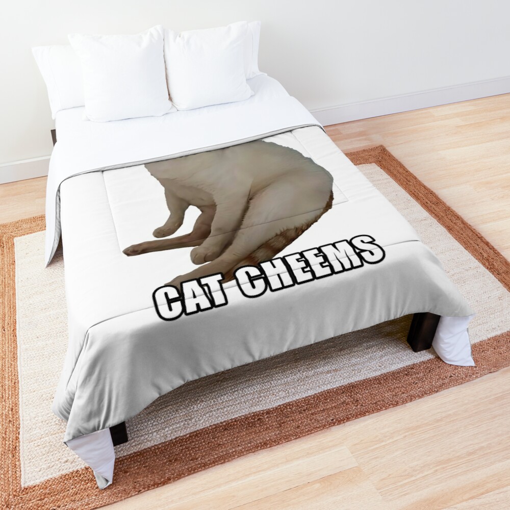 Colcha Gato Cheems Hd De Digitul Redbubble