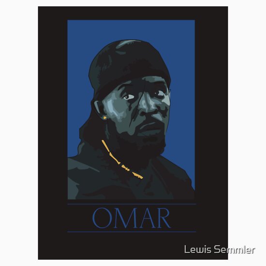 omar the wire t shirt