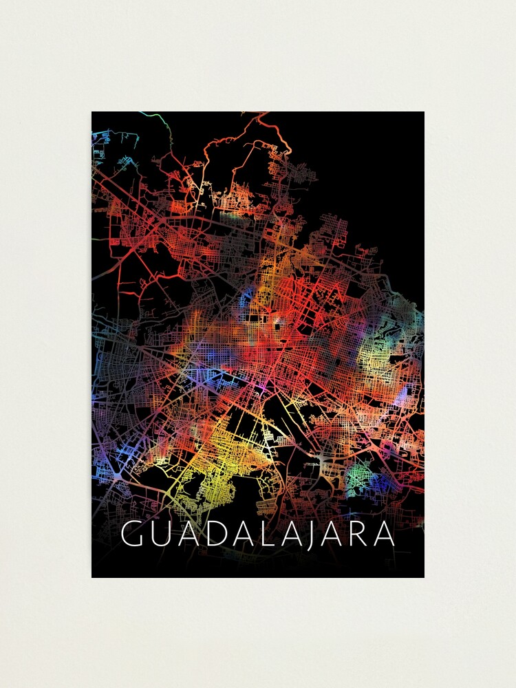 L Mina Fotogr Fica Mapa De Calles De La Ciudad De Guadalajara Modo