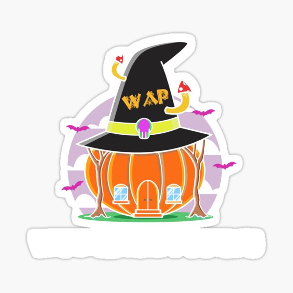 Witches And Potions WAP Funny Halloween Sticker By LordAudes Redbubble