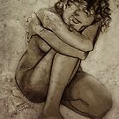 Woman with curled hair by Sebastian Stadler