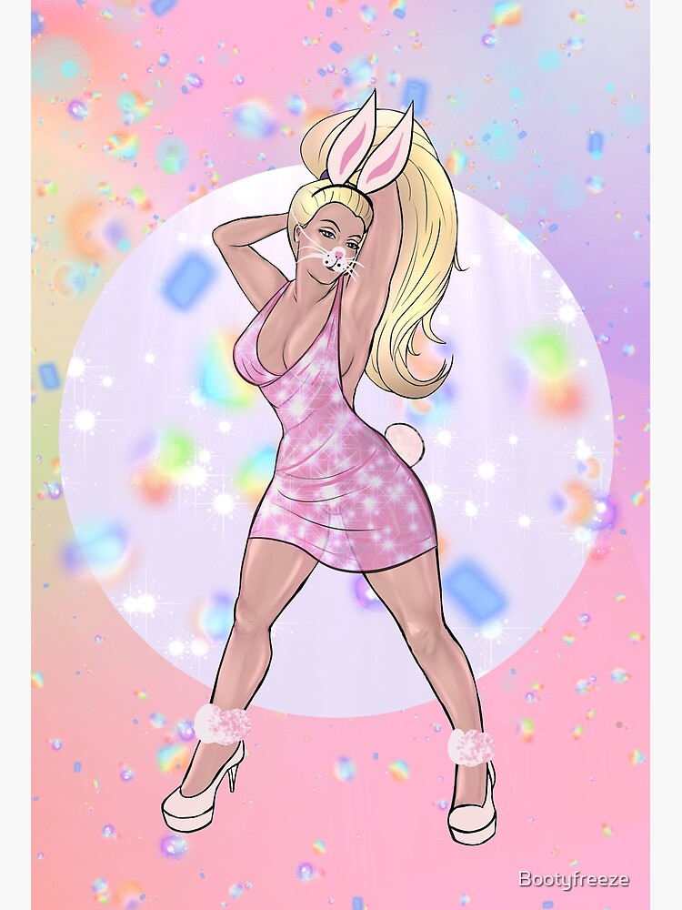 Playboy Barbie Poster By Bootyfreeze Redbubble