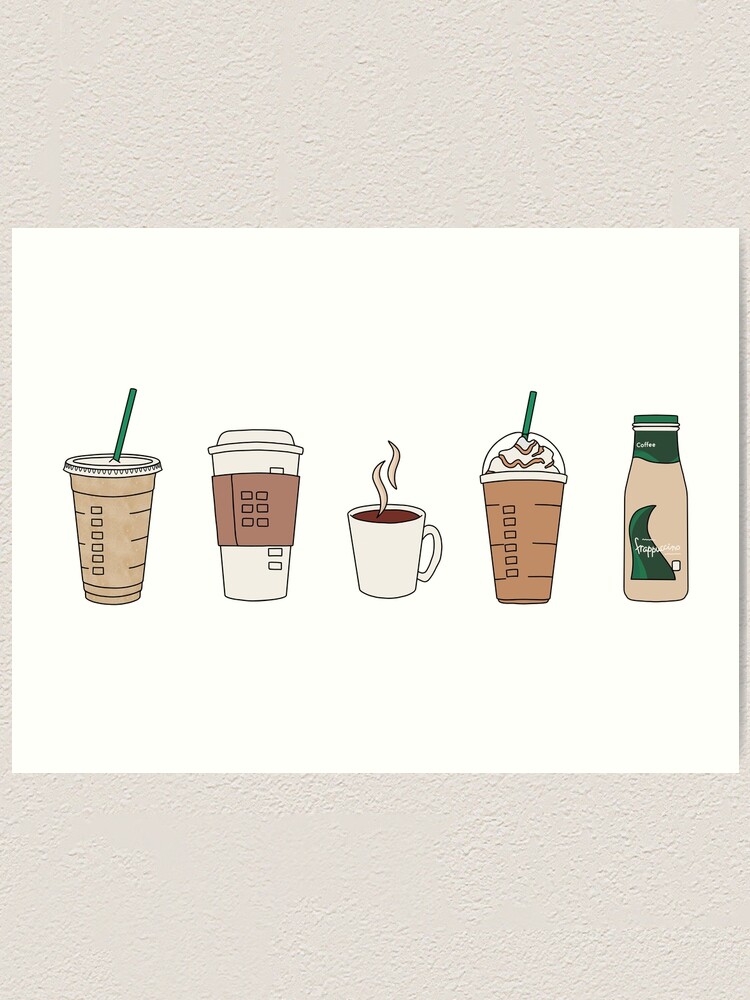 Coffee Lovers Sticker Pack Art Print For Sale By Jamiemaher Redbubble