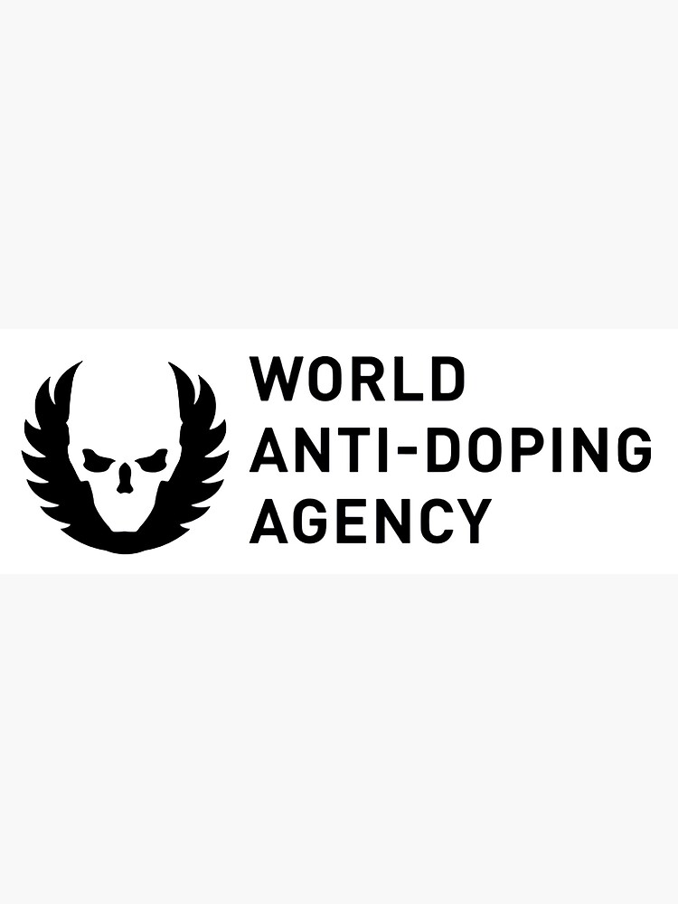 World Anti Doping Agency Wada Poster By Ajshamrock Redbubble