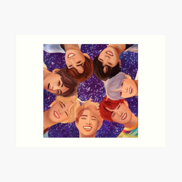 Bts Microcosmos Art Print For Sale By Faibeingfai Redbubble