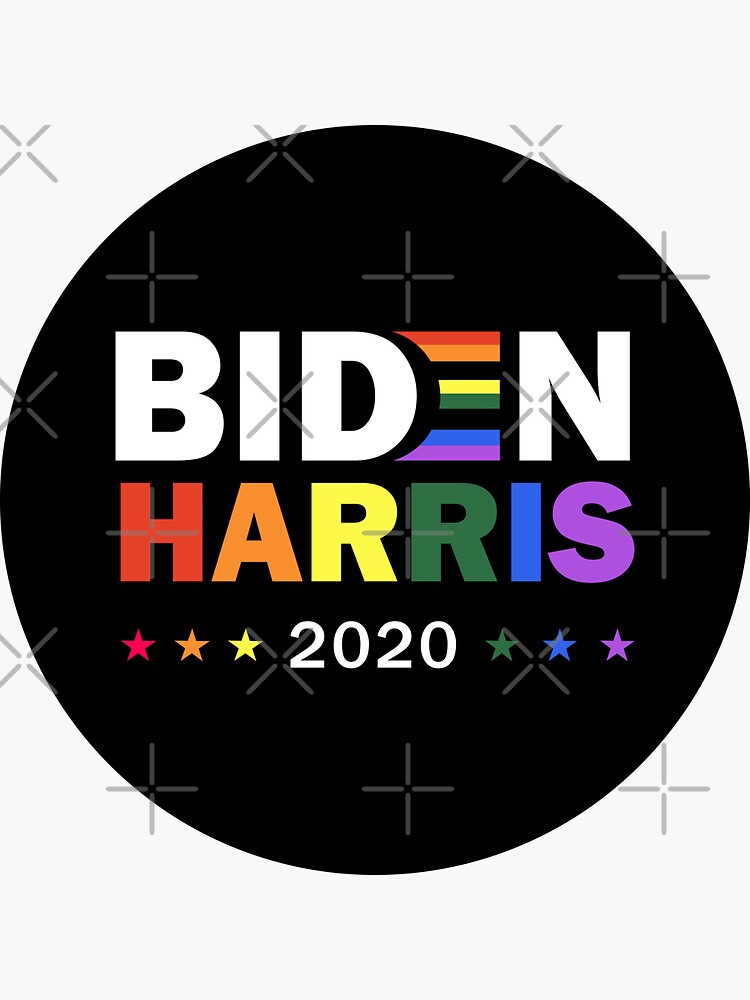 Joe Biden Kamala Harris Rainbow Gay Pride Lgbt Election