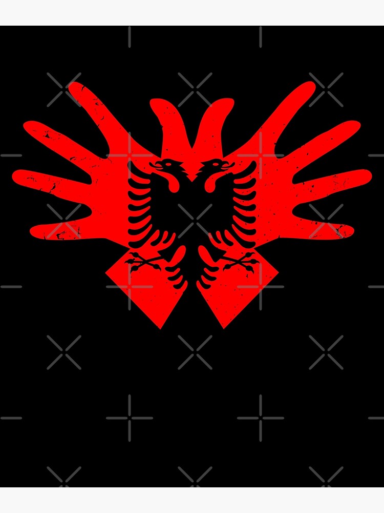 Albanien Adler Shqiperia F R Albaner Poster Von Dejoo Redbubble