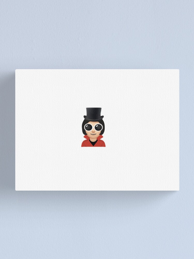 Willy Wonka Tik Tok Emoji Canvas Print For Sale By Stickersbymh