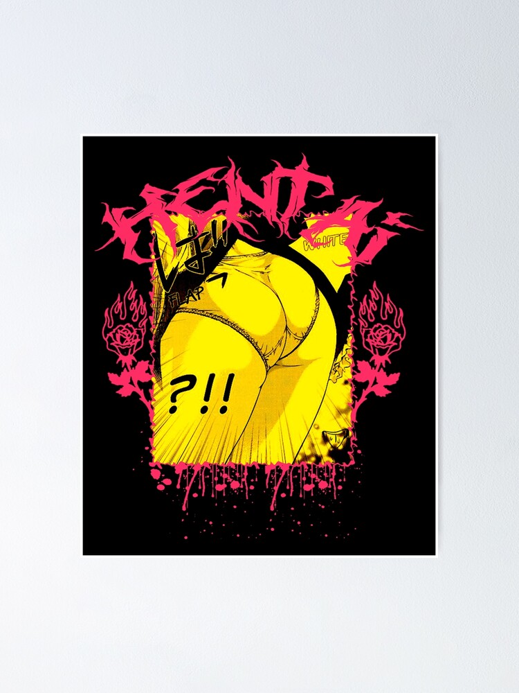 Ahegao Hentai Anime Manga Sticker Tshirt Poster By Anime Cases Redbubble