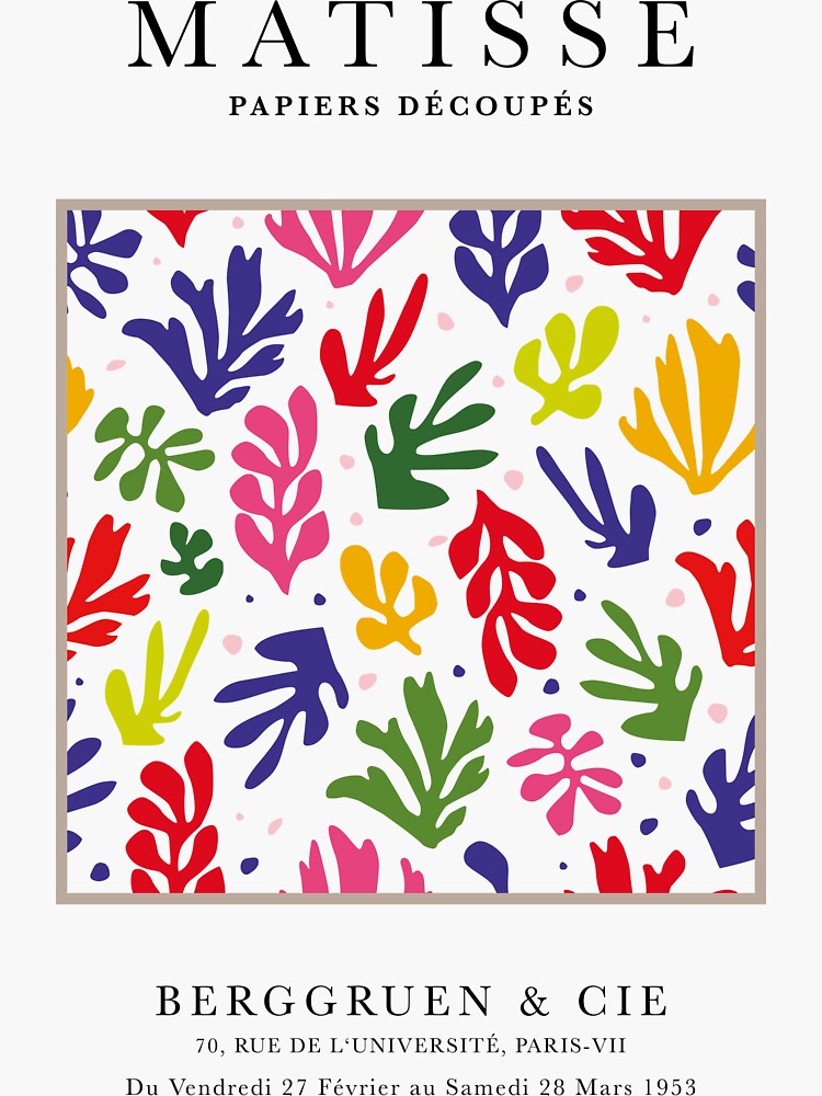 Henri Matisse Flowers Papiers D Coup S Art Colorful Matisse Cutout