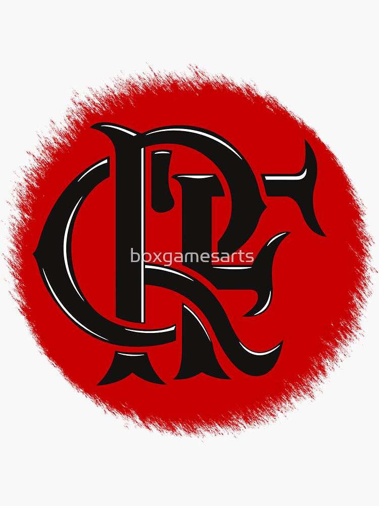 Clube De Regatas Do Flamengo Sticker For Sale By Boxgamesarts Redbubble