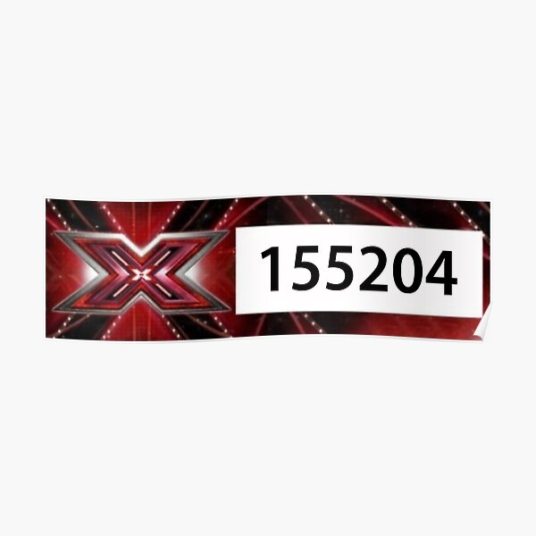 Louis Tomlinson X Factor Number Poster By Dxloverr Redbubble