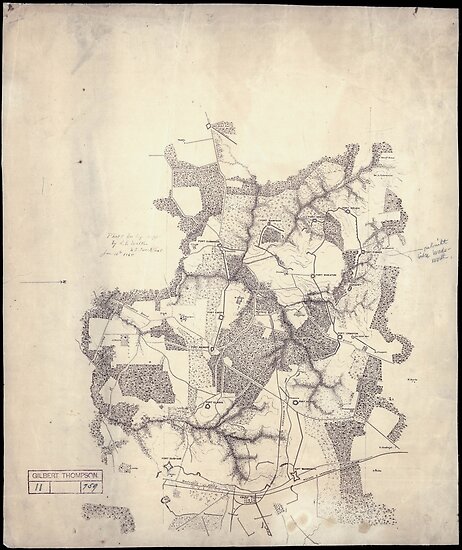 "Civil War Maps 2039 Map of part of the Union lines during the siege of 