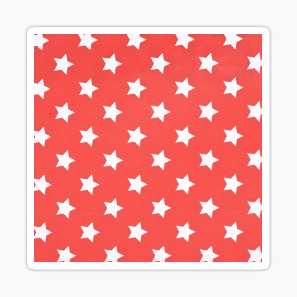 White Stars Sticker By JBaystro Redbubble