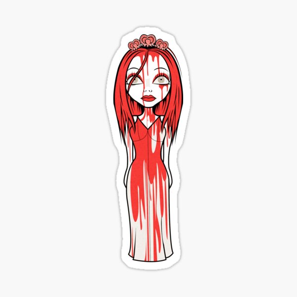 Halloween Prom Sticker For Sale By Gloomygladys Redbubble