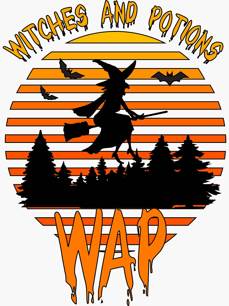 Wap Witches And Potions T Shirt Sticker By Monaprintart Redbubble