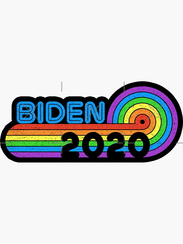 Joe Biden Lgbt Lgbtq Rainbow Gay Pride Sticker For Sale By