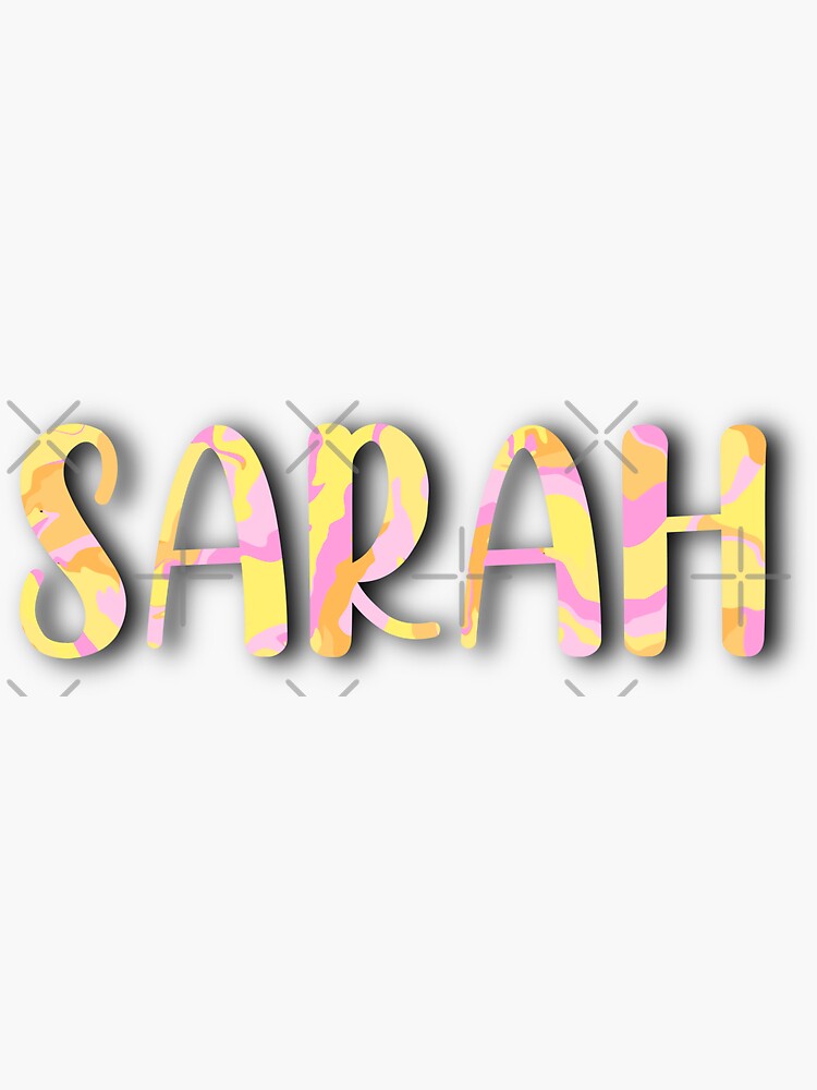 Sarah Sticker For Sale By Dolphin1128 Redbubble