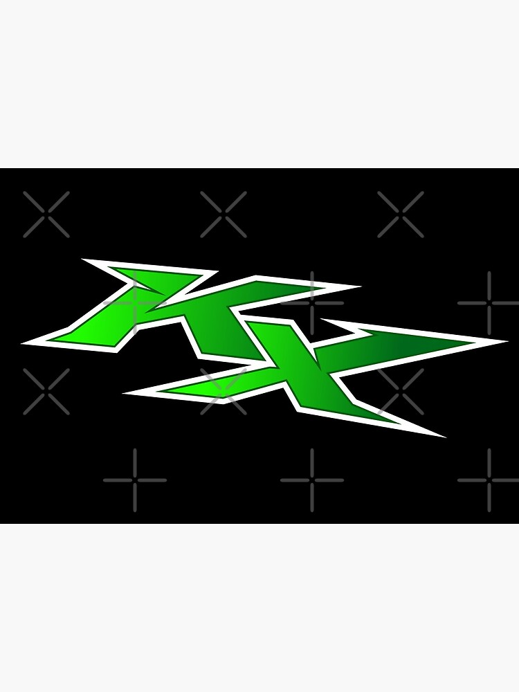 Masque KAWASAKI KX LOGO Par YZKDesign Redbubble