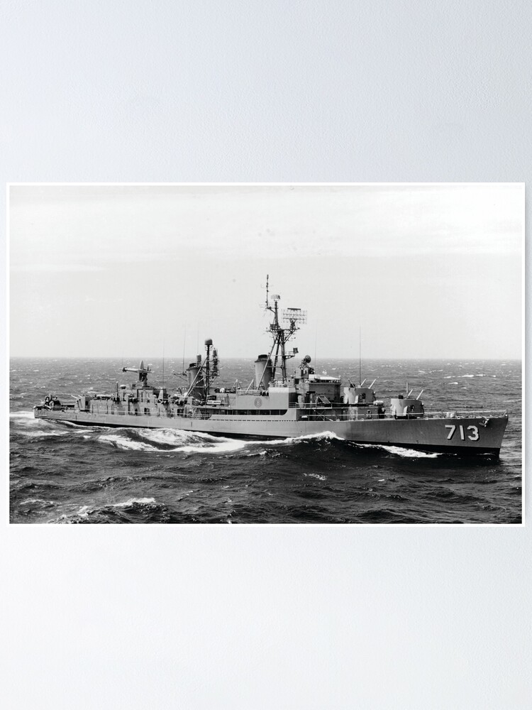 USS KENNETH D BAILEY DDR 713 SHIP S STORE Poster By Militarygifts