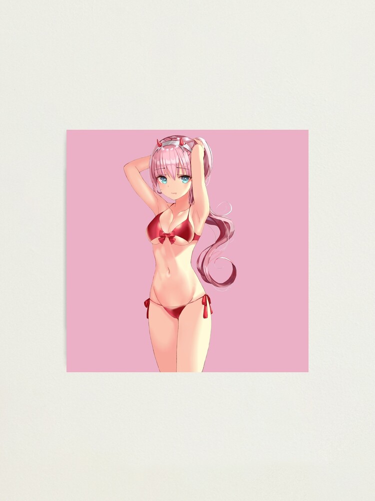 Zero Two Bikini Ultra Cute Darling In The Franxx Photographic Print