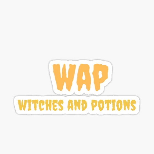 WAP WITCHES AND POTIONS Sticker For Sale By Mkgraphics Redbubble