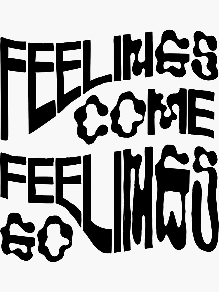 Feelings Sticker For Sale By Katew F Redbubble