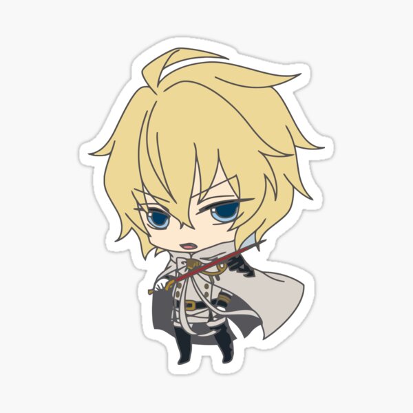 Mikaela Hyakuya Chibi Sticker For Sale By Chibify Redbubble