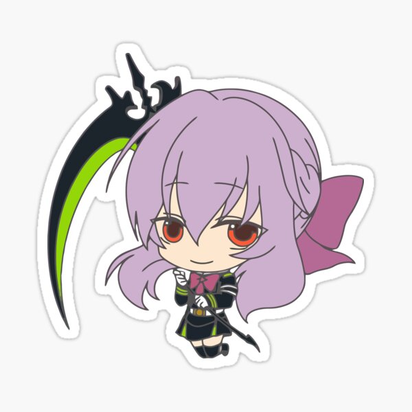 Stickers Labels Tags Anime Sticker Seraph Of The End Shinoa Hiiragi