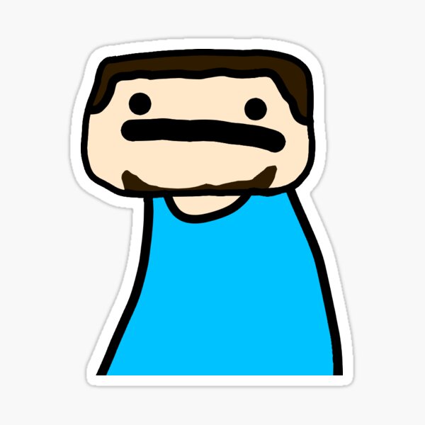 Minecraft Steve Sticker For Sale By MrMeowser Redbubble