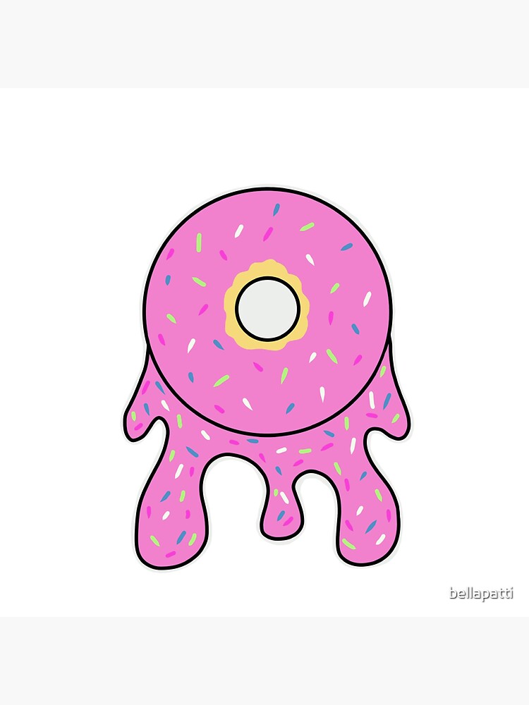 Dripping Donut Sticker By Bellapatti Redbubble