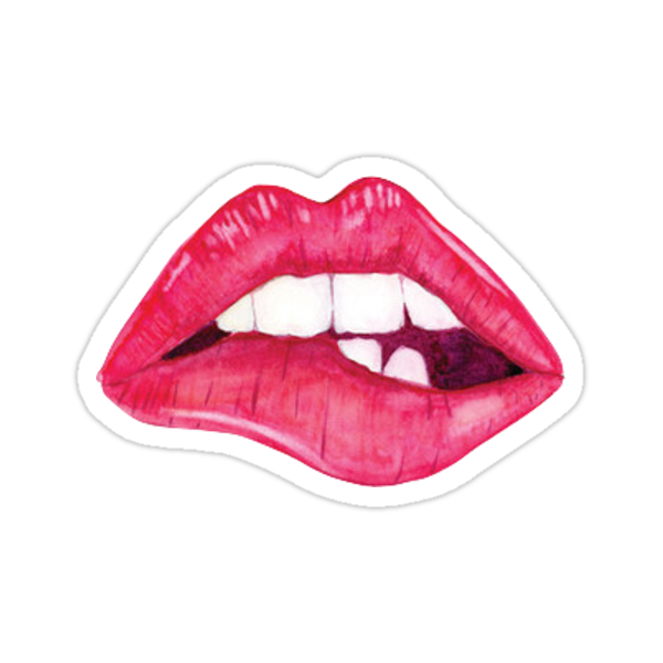 Lips Stickers By Charlo19 Redbubble