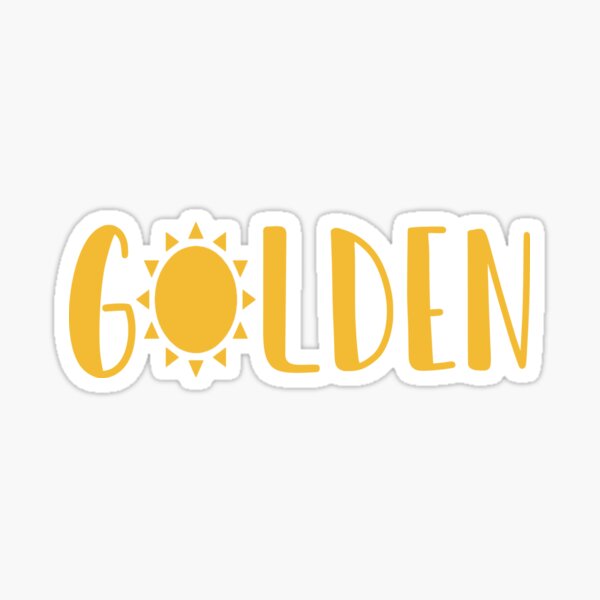 Golden Harry Inspired Sticker For Sale By Amandabrynn Redbubble