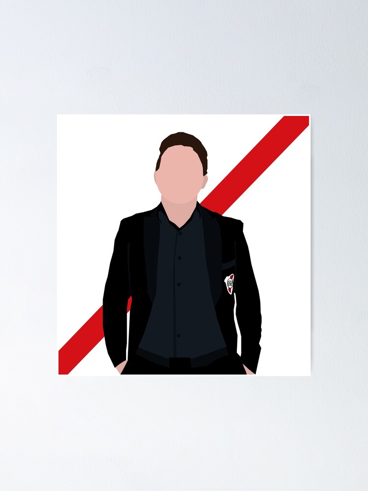 Marcelo Gallardo River Plate Poster For Sale By Guiramella Redbubble