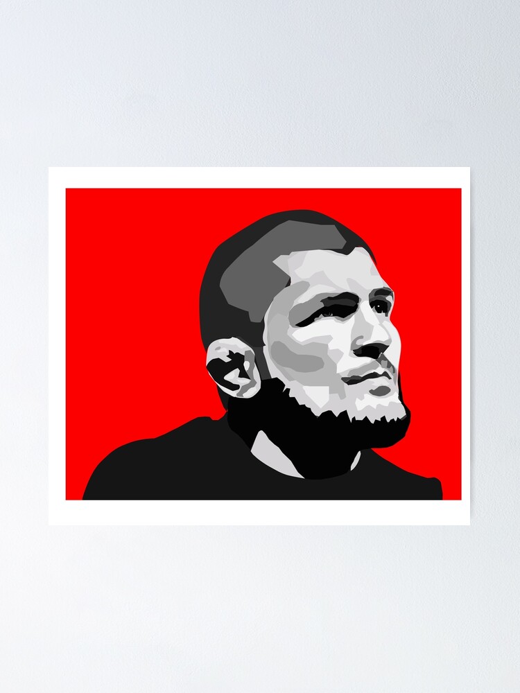 Khabib Nurmagomedov The Eagle Poster For Sale By Mayerarts Redbubble