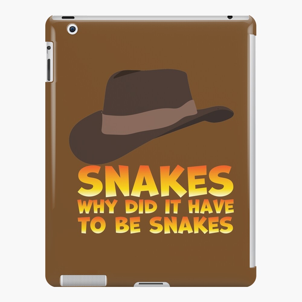 Indiana Jones Why Did It Have To Be Snakes Ipad Case Skin By